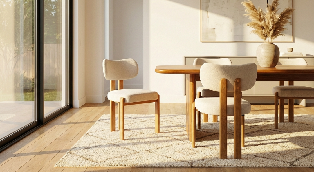 Cali Fabric Dining Chair | Designer Dining Chair by Interior Ave