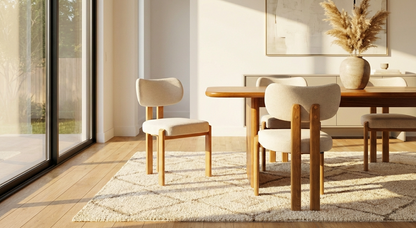 Cali Fabric Dining Chair | Designer Dining Chair by Interior Ave