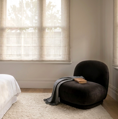 Cloud Swivel Occasional Chair - Espresso