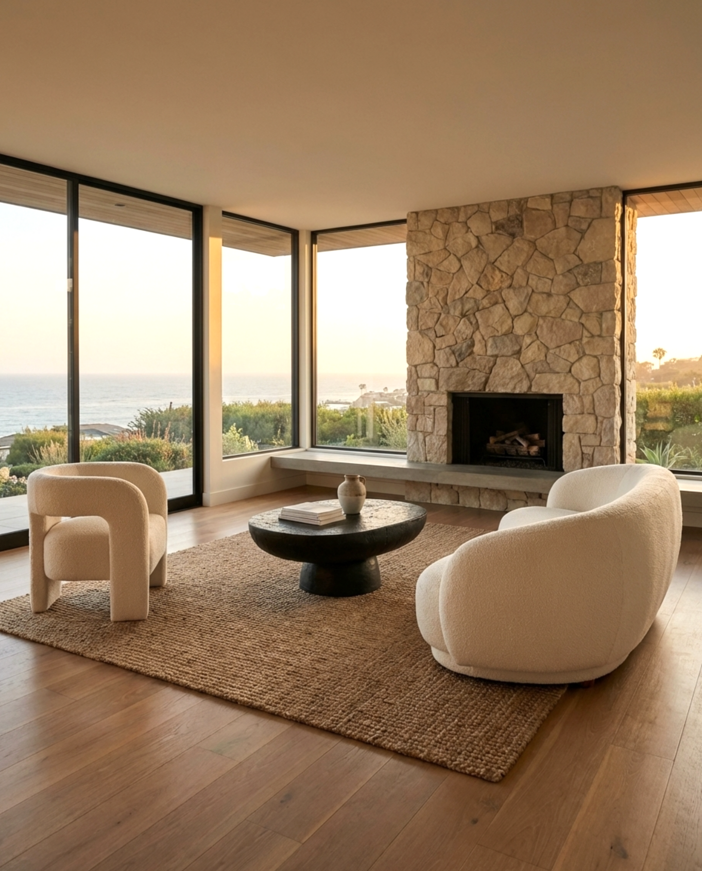 Capri 3 Seater Milan Sofa - Ivory