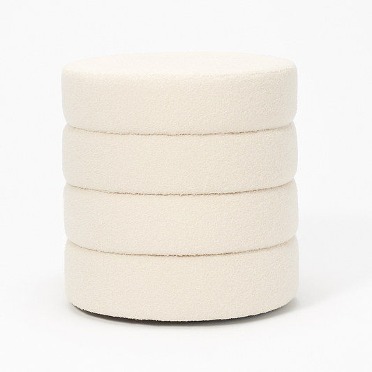Cleo Ottoman Boucle