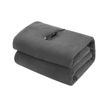 Giselle Electric Heated Blanket Car Throw Rug Grey – premium furniture by Interior Ave