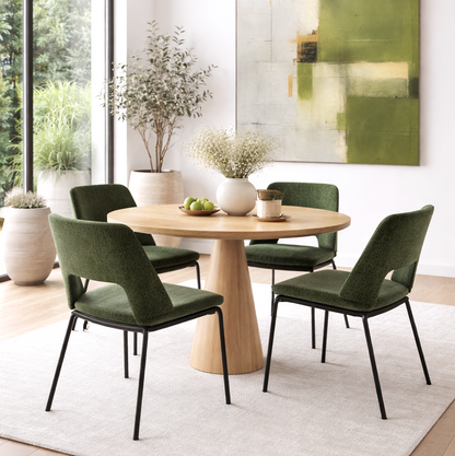 Emerald Dining Chair - Olive Green - Set of Two