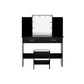 Serenity Dressing Table Set with Makeup Mirror - Black