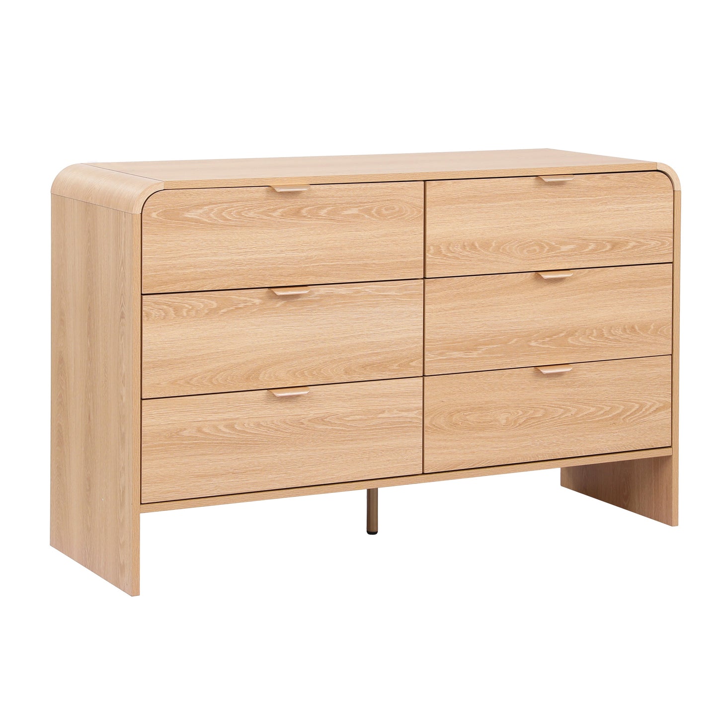 Ashbury 6 Drawer Dresser – Natural Pine