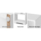 ARIA WHITE 4 TIER SHELVING UNIT