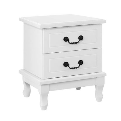 Opal Bedside Table - White – premium furniture by Interior Ave