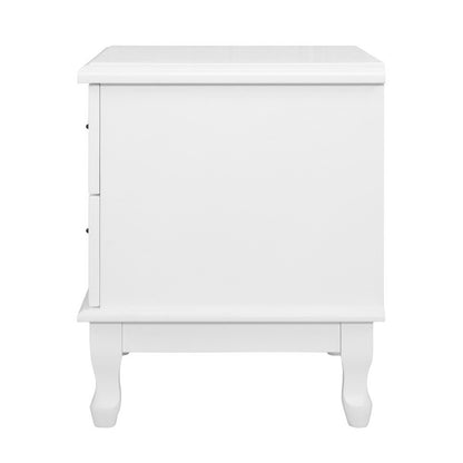 Opal Bedside Table - White