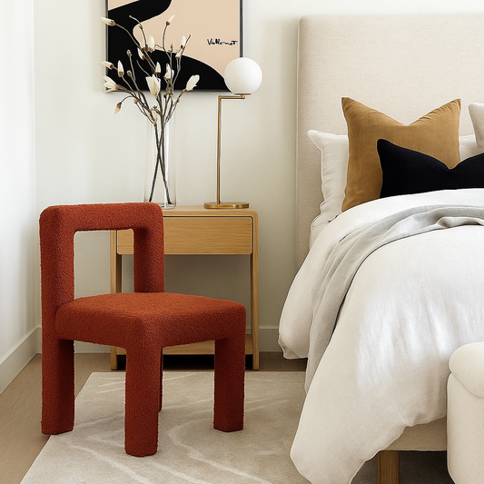 Forma Dining Chair Rust - Furniture Hire