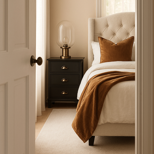 Freya Bedside Table - Furniture hire