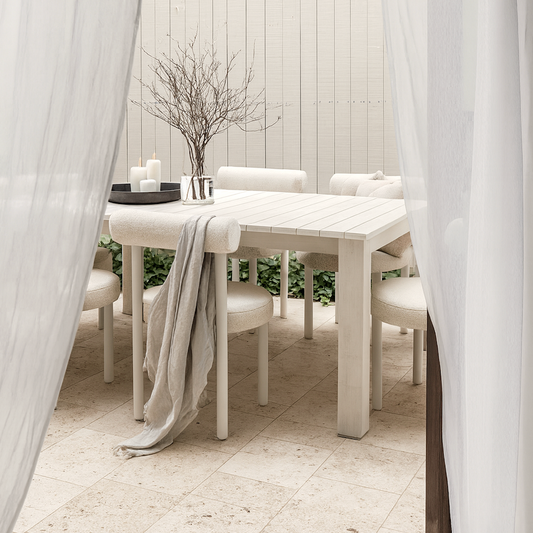 Gia Outdoor Chair White - Furniture Hire