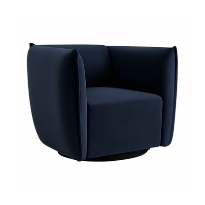 Havana Velvet Accent Chair - Indigo | Statement Armchair by Interior Ave