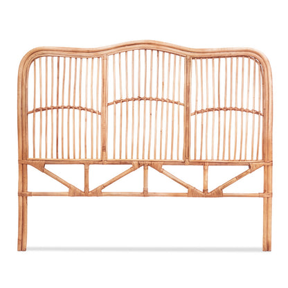 Harlowe Bed Headboard Rattan - Double