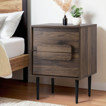 Henne Bedside Table - Walnut