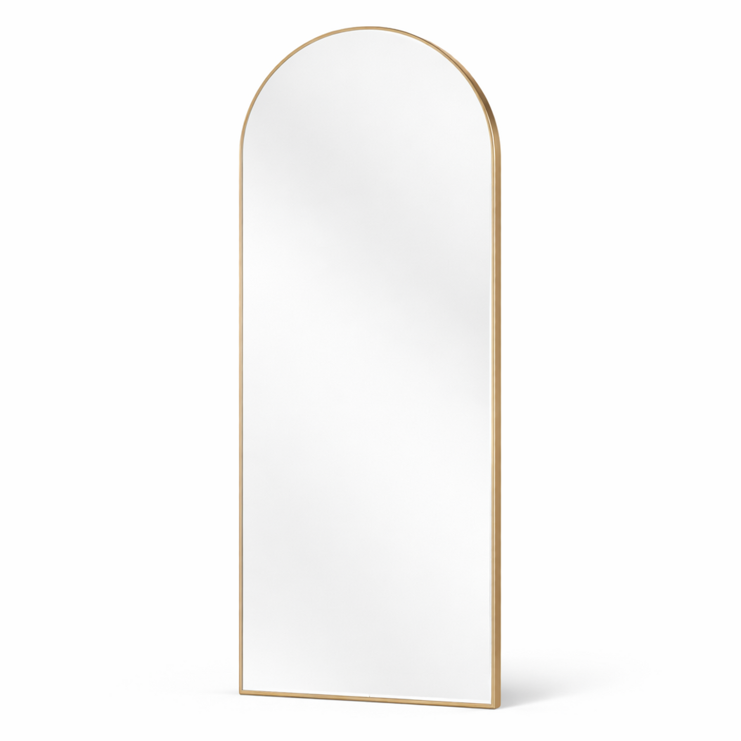 Halo Arched Floor Length Mirror – Gold | Statement Mirror by Interior Ave