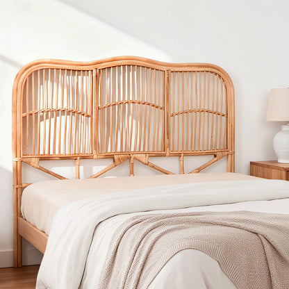 Harlowe Bed Headboard Rattan - Queen