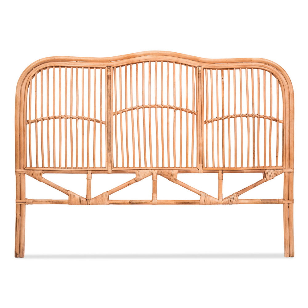 Harlowe Bed Headboard Rattan - Queen