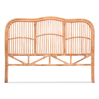 Harlowe Bed Headboard Rattan - Queen