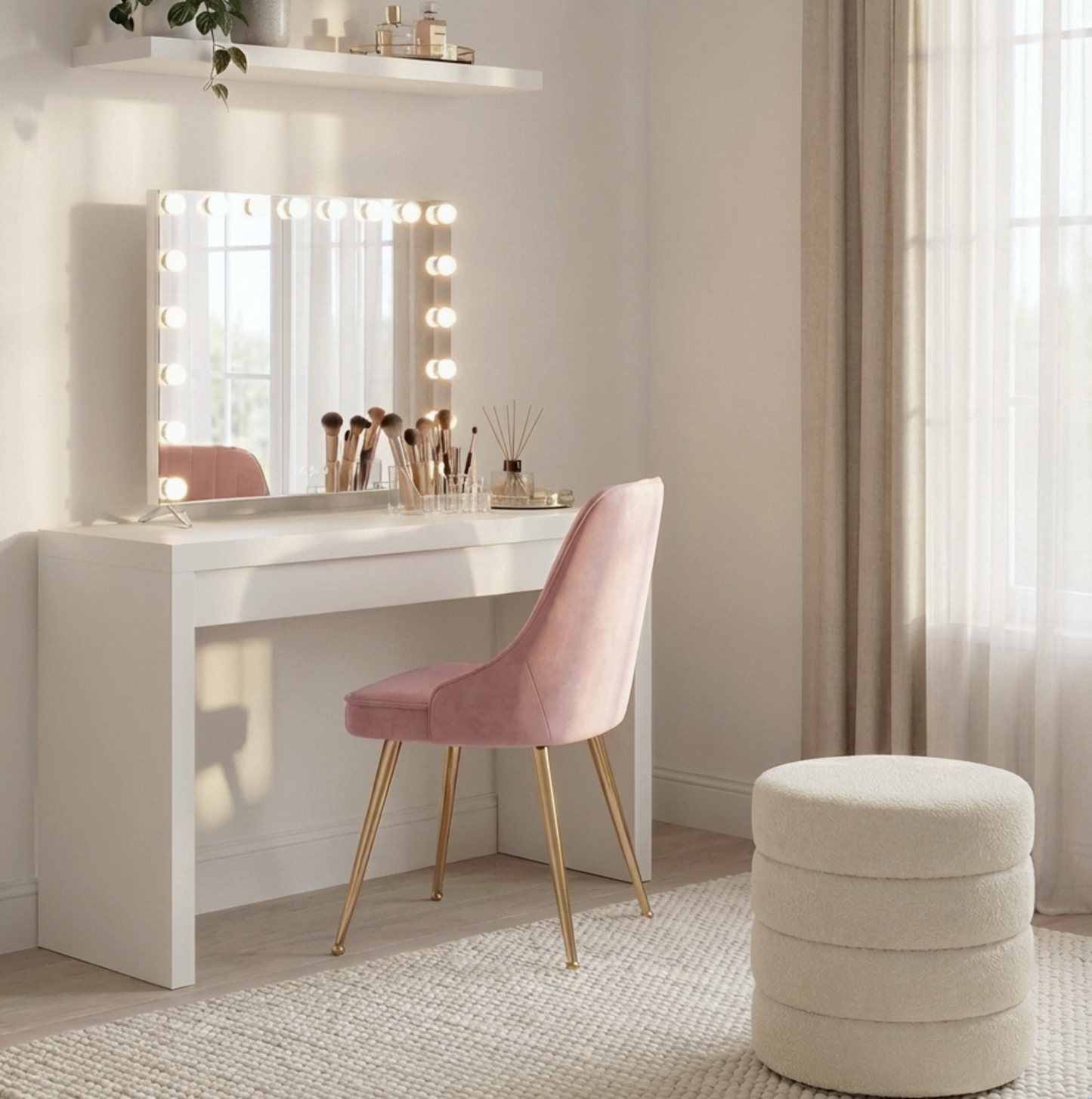 Hollywood Glam LED Makeup Mirror - XL – Designer mirror by Interior Ave