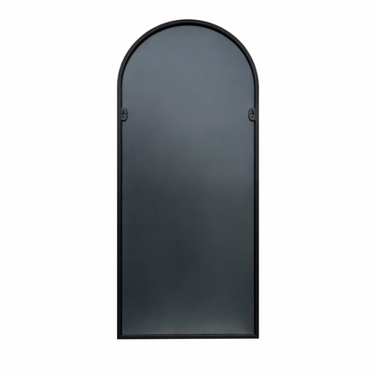 Halo Arched Floor Length Mirror – Black | Statement Mirror by Interior Ave