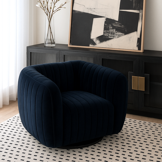 Havana Accent Chair - Indigo