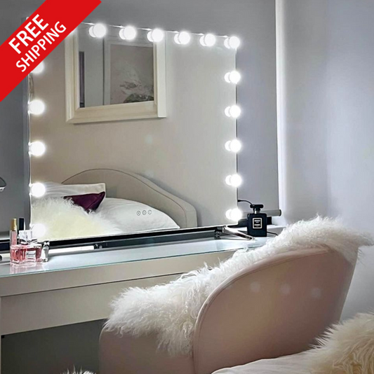 Hollywood Glam LED Makeup Mirror - XL – Designer mirror by Interior Ave