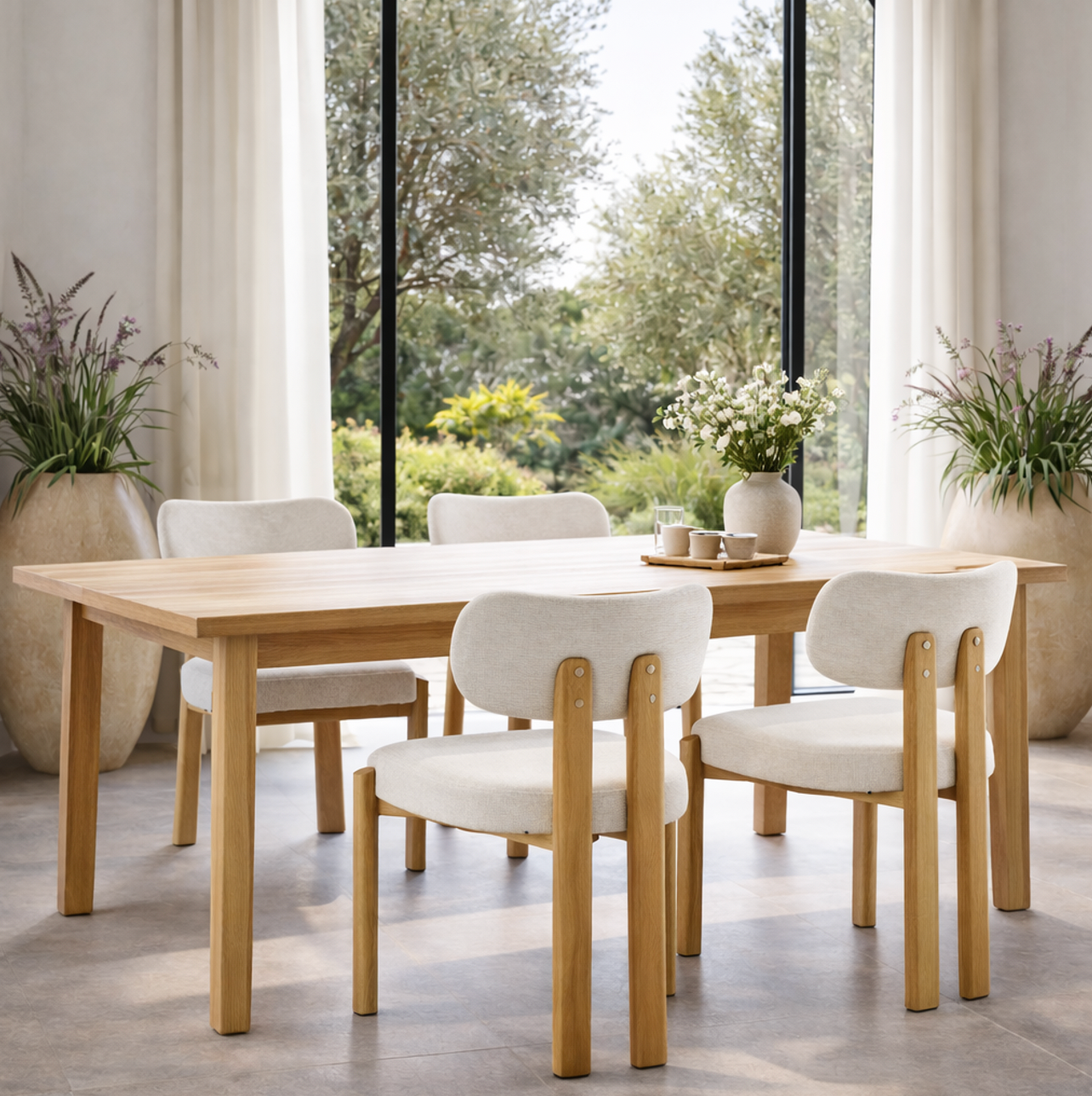 Cali Fabric Dining Chair | Designer Dining Chair by Interior Ave