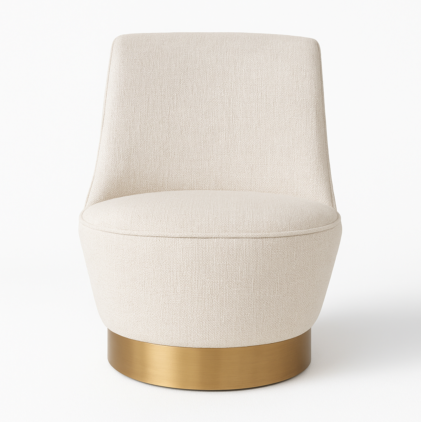 Chateau Swivel Accent Chair Vanilla Oat