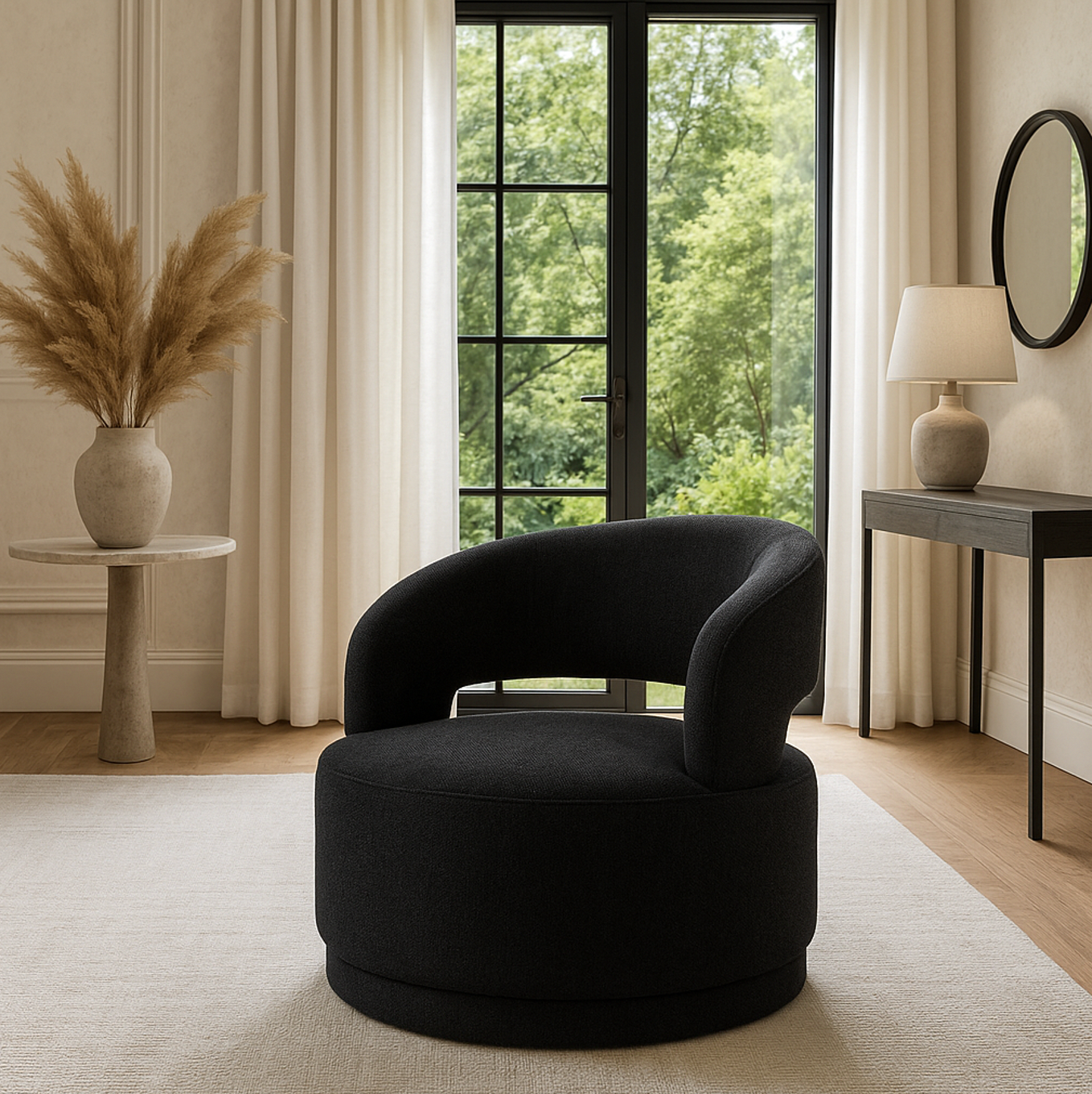 Coco Swivel - Black
