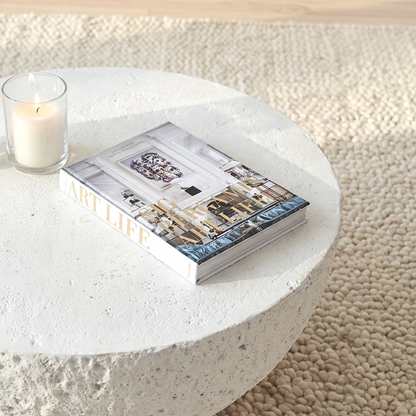 Lunar Stone Coffee Table - Fossil