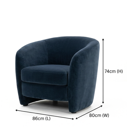 Marlowe Accent Chair - Ocean