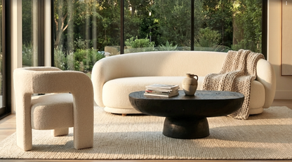 Capri 3 Seater Milan Sofa - Ivory