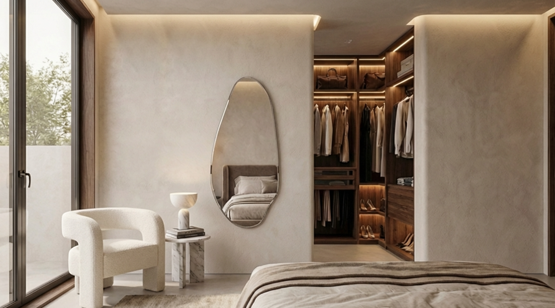 Jewel Irregular Illuminated Mirror - Statement Mirror by Interior Ave