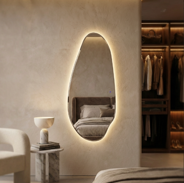 Jewel Irregular Illuminated Mirror - Statement Mirror by Interior Ave
