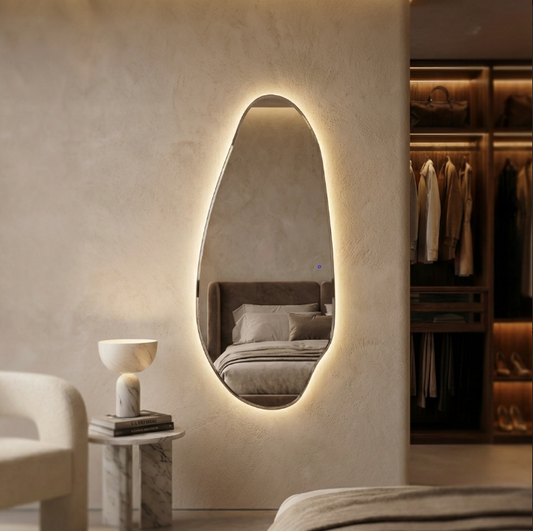 Jewel Irregular Illuminated Mirror - Statement Mirror by Interior Ave