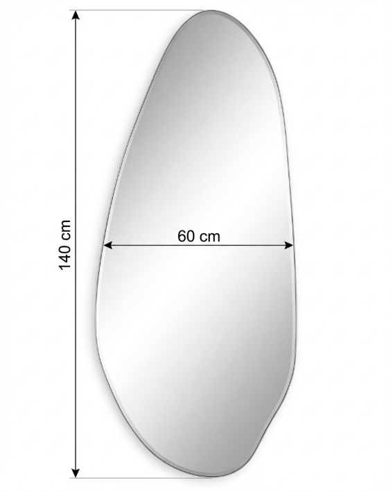 Jewel Irregular LED Wall Mirror – Backlit Statement Mirror