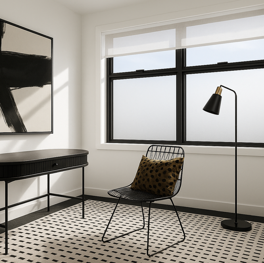 Judo Floor Lamp LED Light Stand - Black