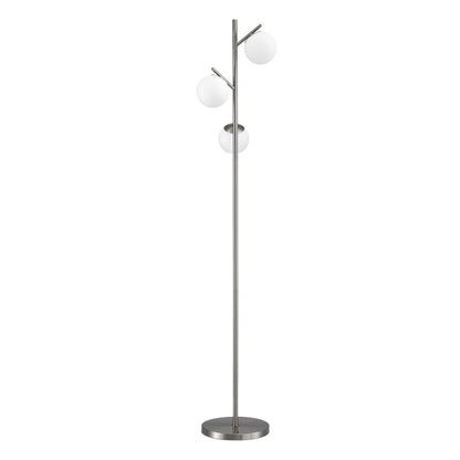 Opal 3-Light Tree Floor Lamp - Silver