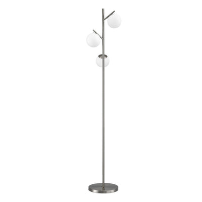 Opal 3-Light Tree Floor Lamp - Silver