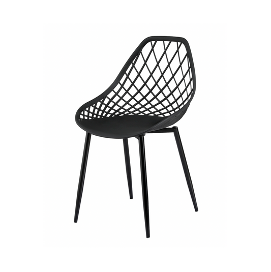 Laos Outdoor Chair Black - Furniture Hire