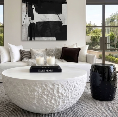 Lunar Stone Coffee Table - Fossil