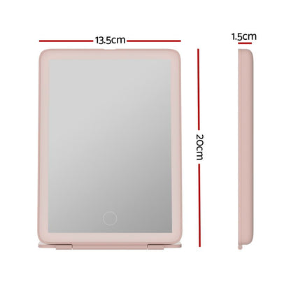 Compact Travel Makeup Mirror - Pink