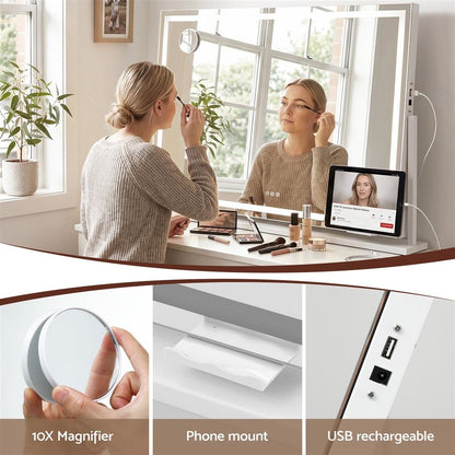 Makeup Pro XL LED Vanity Mirror 100cm – 360° Swivel