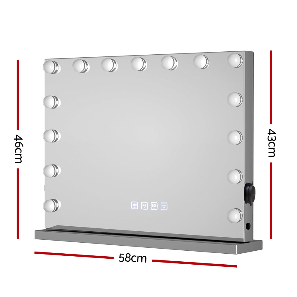 Hollywood Glam LED Makeup Mirror - Bluetooth - Small
