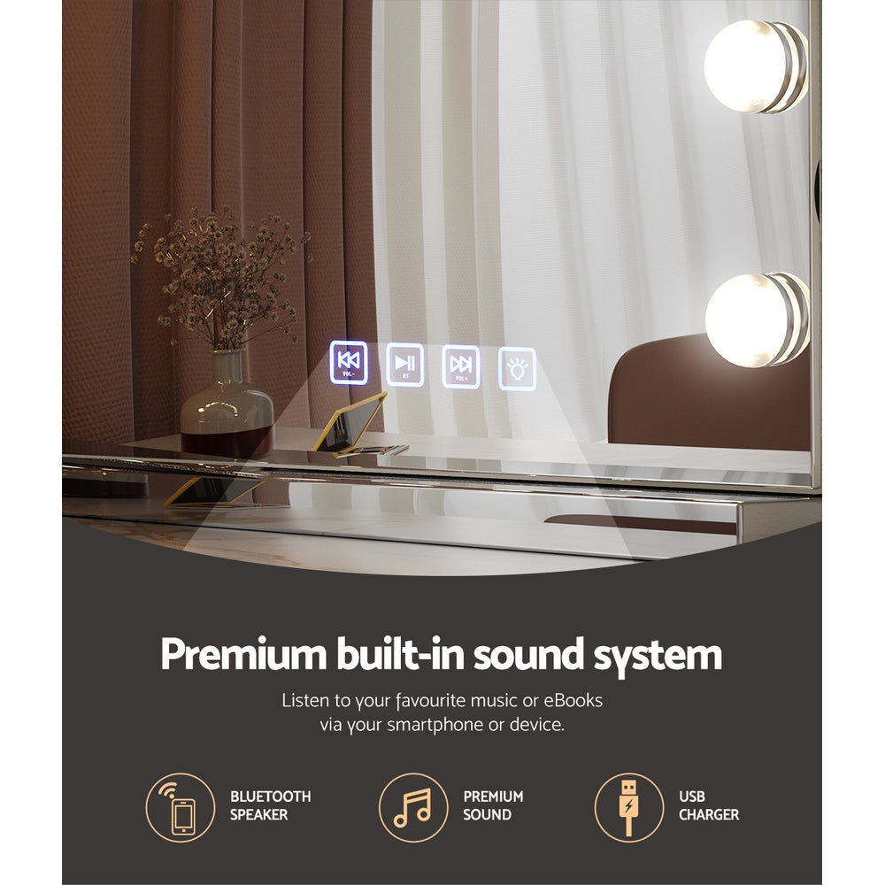 Hollywood Glam LED Makeup Mirror - Bluetooth - Small