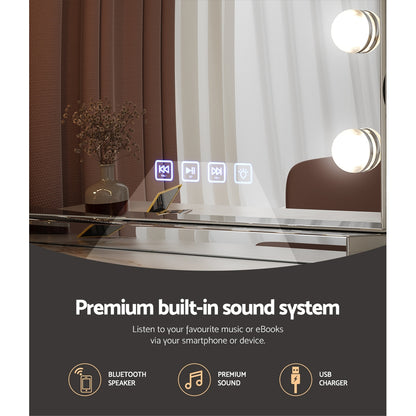 Hollywood Glam LED Makeup Mirror - Bluetooth - Small