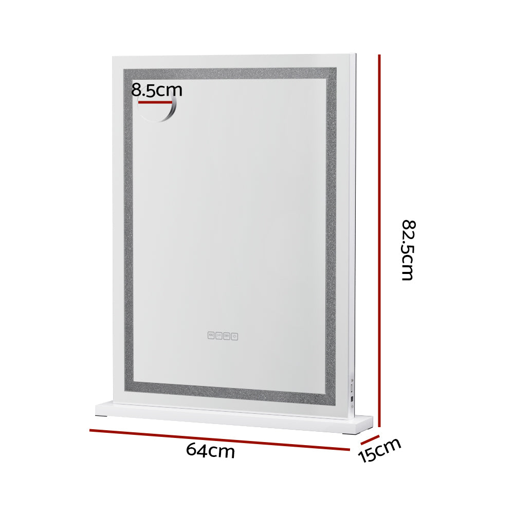 Crystal Tower Vanity Makeup Mirror - Bluetooth - XL