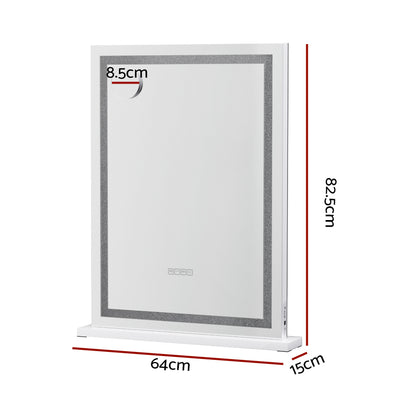 Crystal Tower Vanity Makeup Mirror - Bluetooth - XL