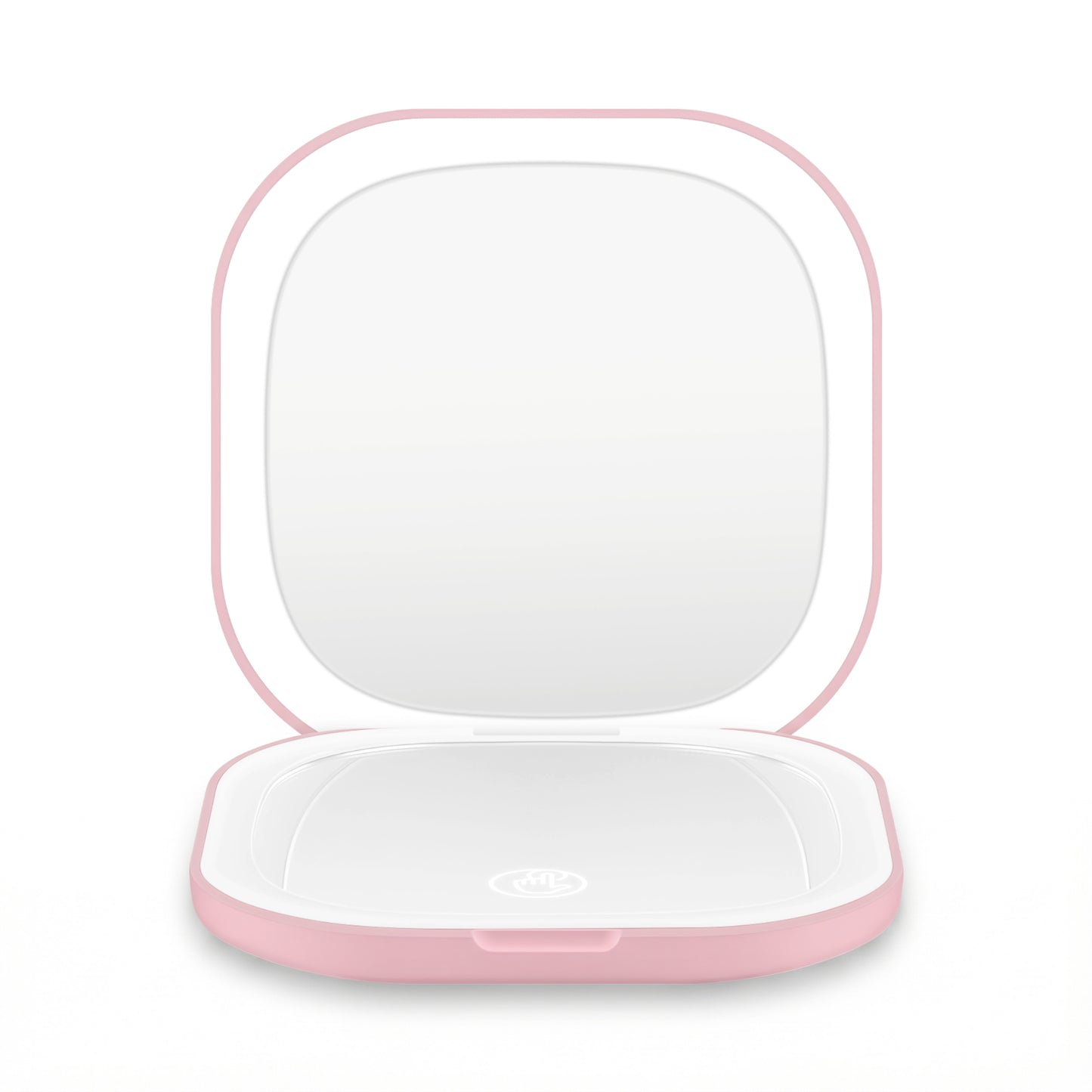 Aura LED Compact Mirror - Pink
