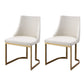 GIA BEIGE DINING CHAIR - SET OF TWO